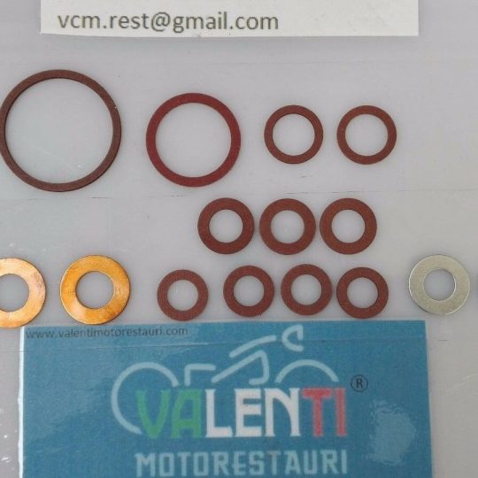 copy of RONDELLE FIBRA TUBI OLIO SPESSORI PERNI TESTATA MOTO GUZZI AIRONE ASTORINO